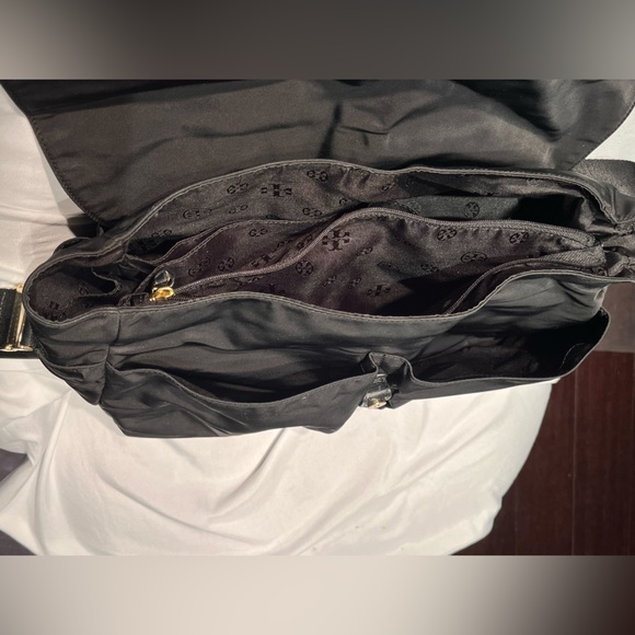 Tory Burch Black Nylon Used Diaper Bag - Picture 3 of 13